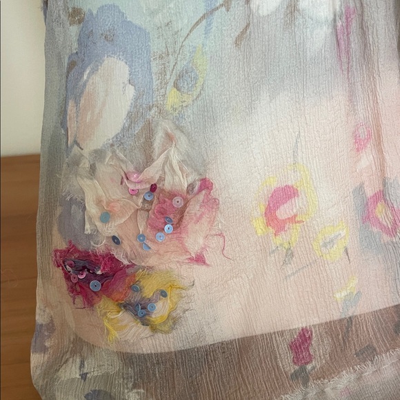 Alberta Ferretti Multicolor Floral silk Camisole - Picture 4 of 11